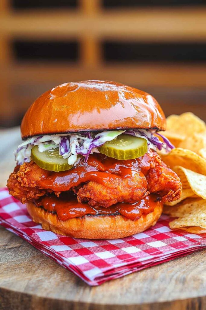 Step-by-Step Instructions for Nashville Hot Chicken Burgers