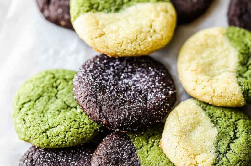 Neapolitan Matcha Cookies