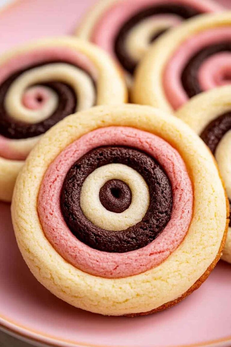 Neapolitan Swirl Cookies