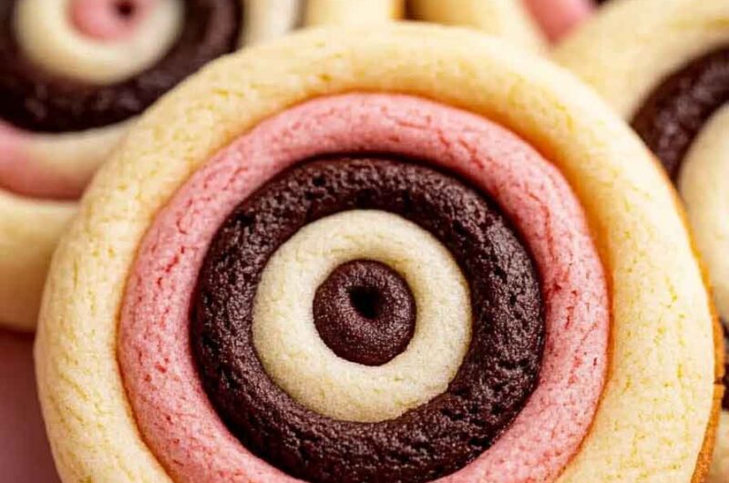 Neapolitan Swirl Cookies