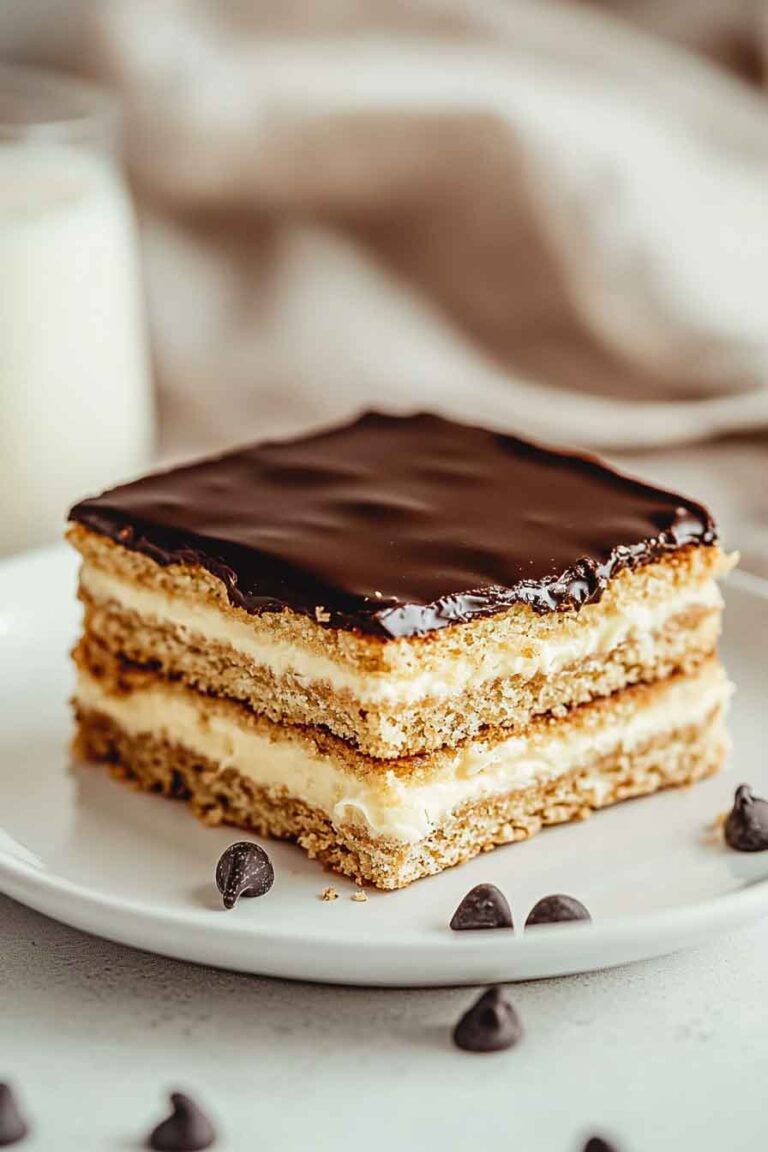 No Bake Eclair Cake