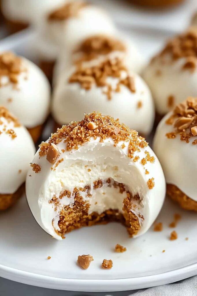 No Bake Pumpkin Cheesecake Balls
