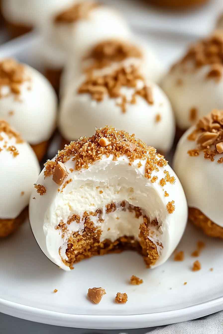 No Bake Pumpkin Cheesecake Balls