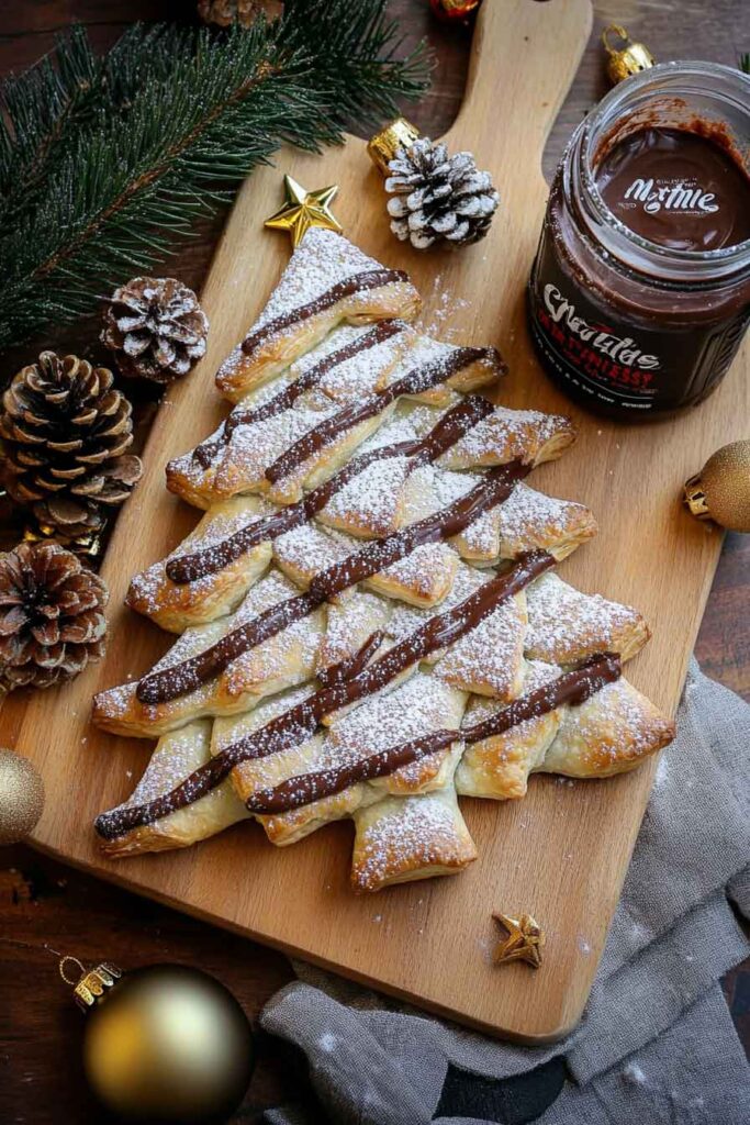 How to Serve Nutella Christmas Tree
