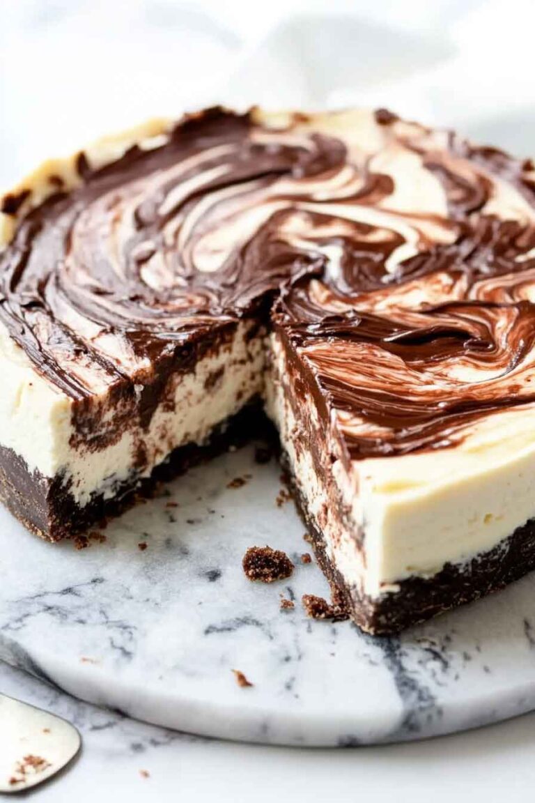 Nutella Swirl Cheesecake Recipe