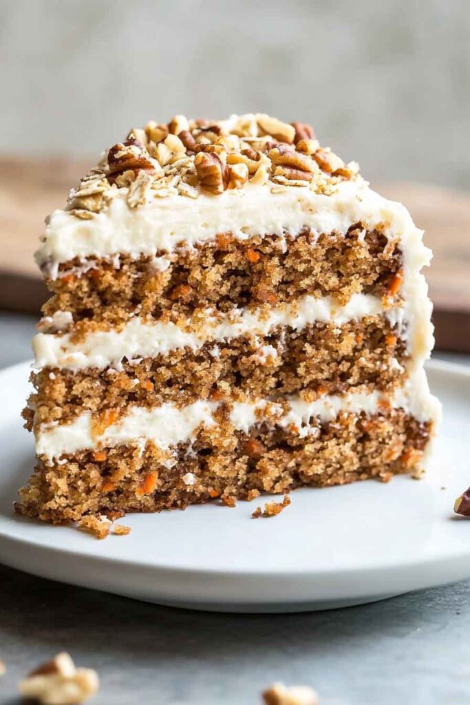 How to Serve Oatmeal Carrot Cake