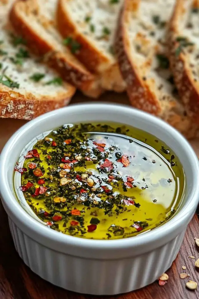 Olive Oil Dip With Warm Bread Recipe