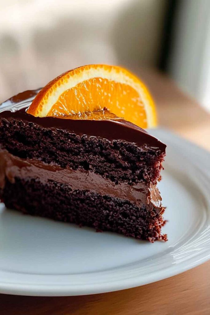 How to Serve Orange Chocolate Cake