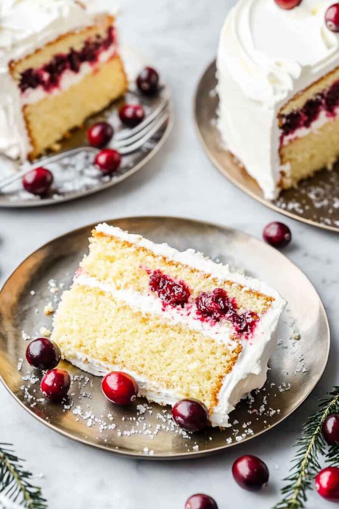 How to Serve Orange Cranberry Cake