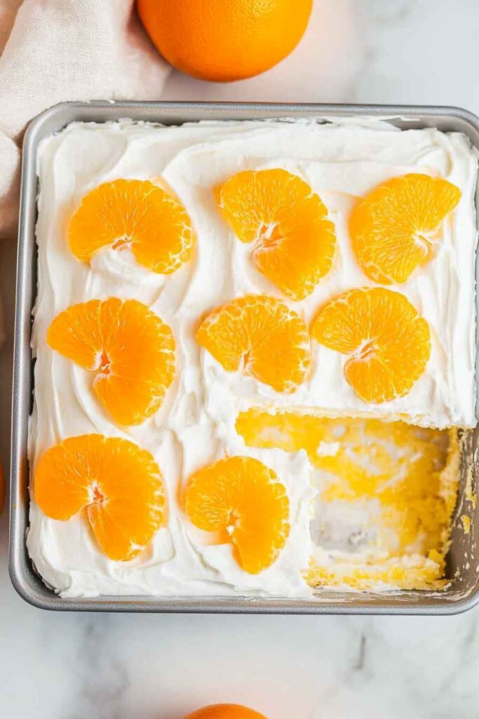 4. Soak the Cake with Jell-O