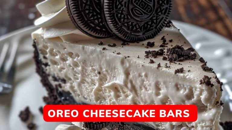 Oreo Cheesecake Bars Recipe