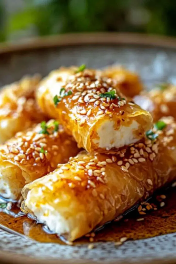 Storing and Reheating Oven-Fried Feta Rolls