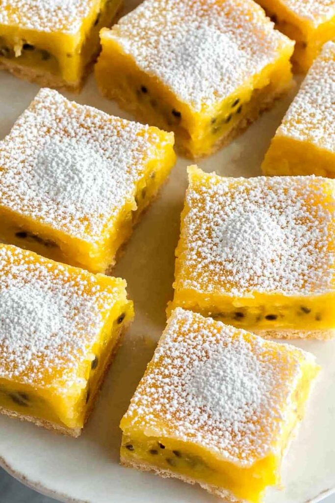 How to Serve Passion Fruit Bars