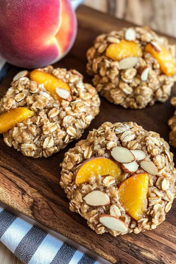 How to Serve Peach Almond Breakfast Cookies