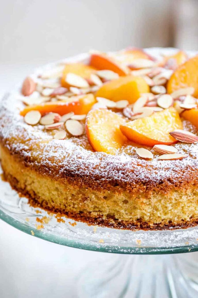 Peach Almond Cake