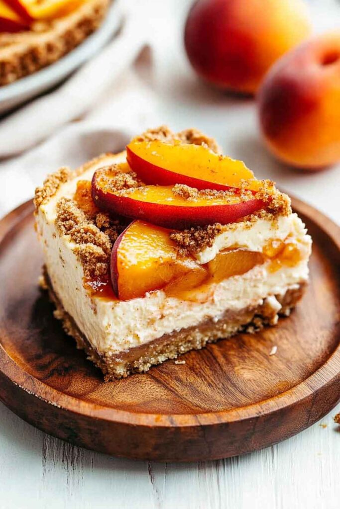 Step-by-Step Instructions for Peach Cobbler Cheesecake