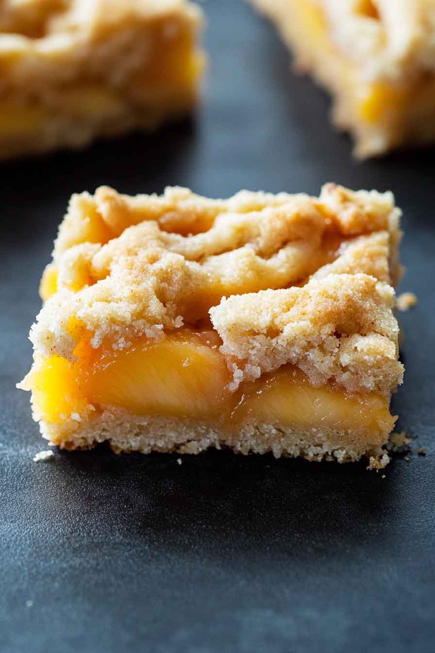 Peach Crumb Bars