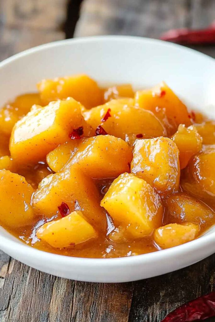 How to Serve Peach Ginger Chutney