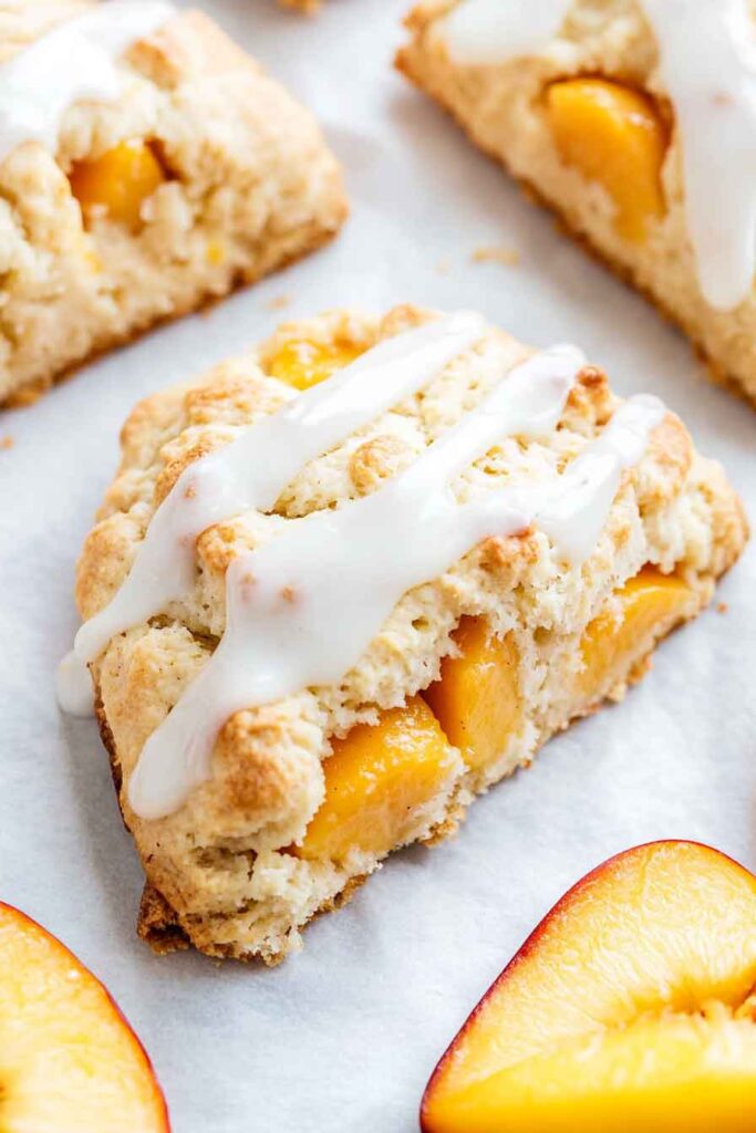 Step-by-Step Instructions for Making Peaches & Cream Scones