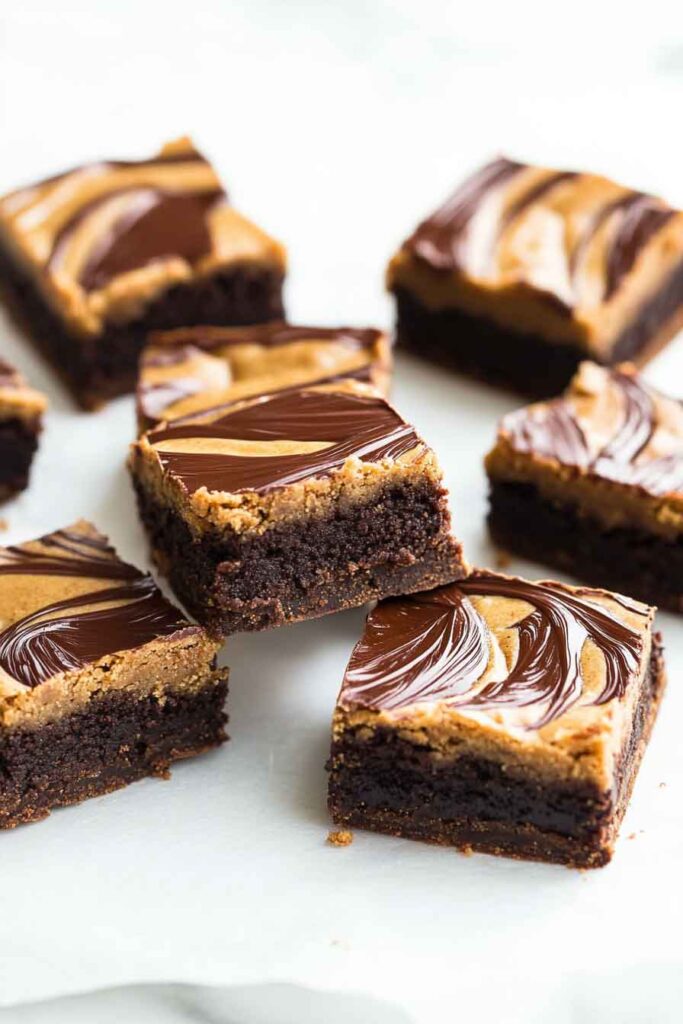 How to Serve Peanut Butter Brownie Bars