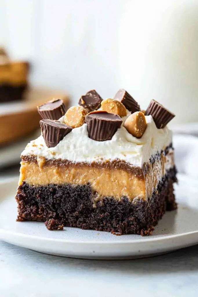 Nutrition for Peanut Butter Chocolate Gooey Butter Cake