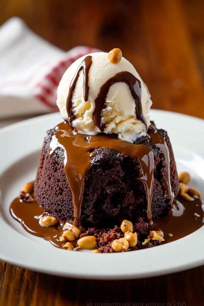 How to Serve Peanut Butter Chocolate Lava Cakes