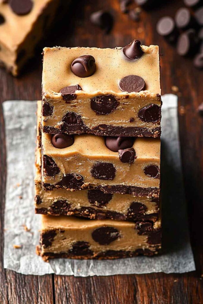 How to Serve Peanut Butter Cookie Dough Bars
