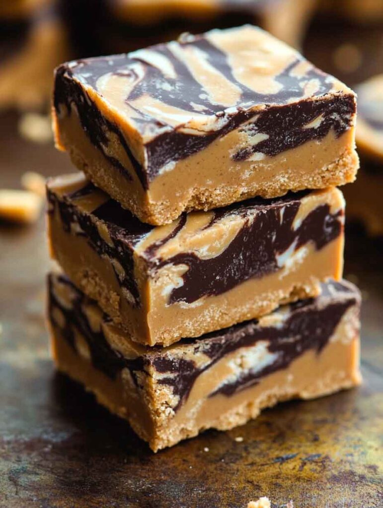 Step-by-Step Instructions for Peanut Butter Fudge Bars