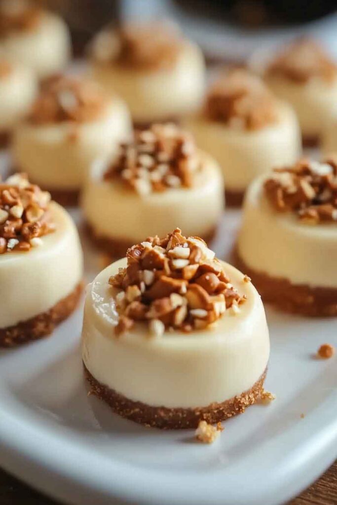 How to Serve These Cheesecake Bites