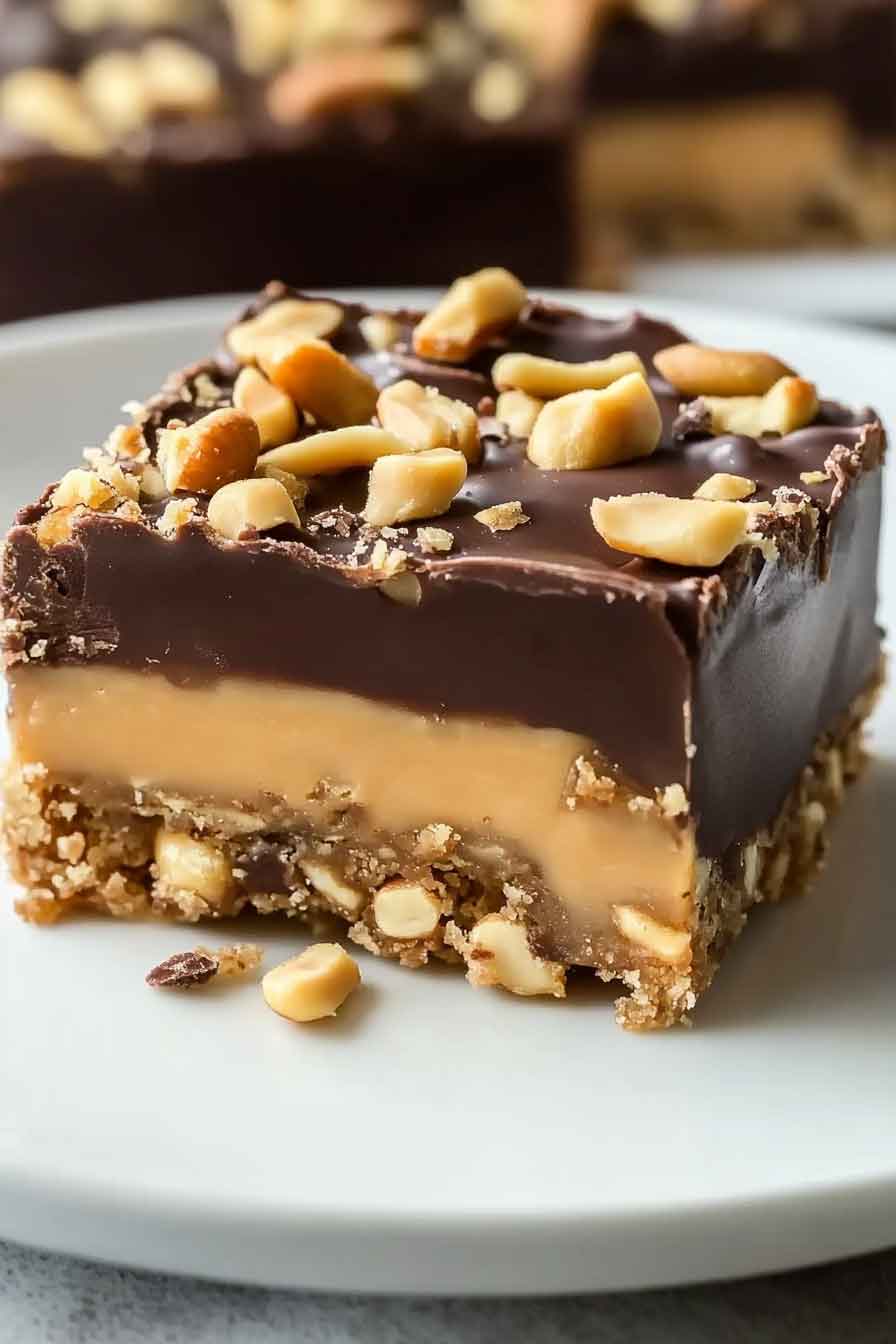 Peanut Butter Turtle Bars