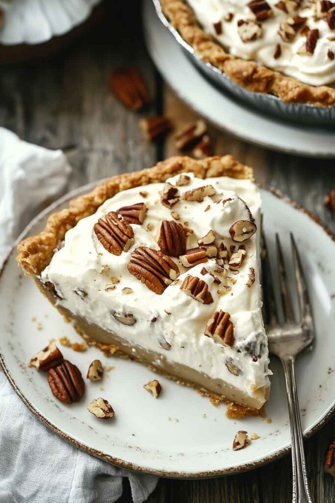 How to Serve Pecan Cream Pie