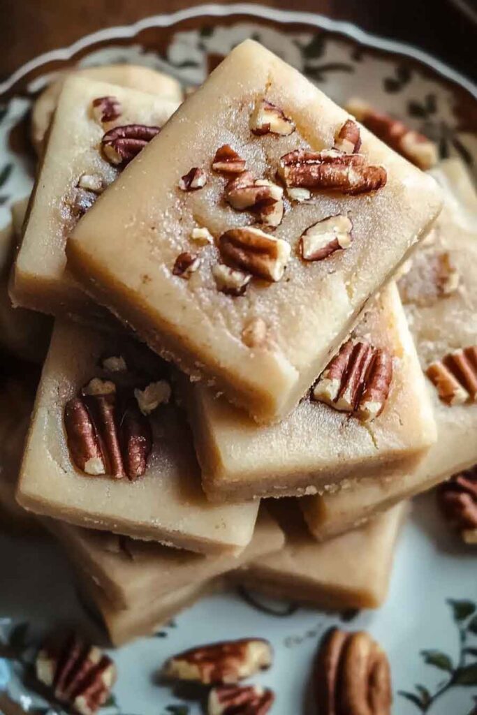 How to Serve Pecan Maple Shortbread Cookies