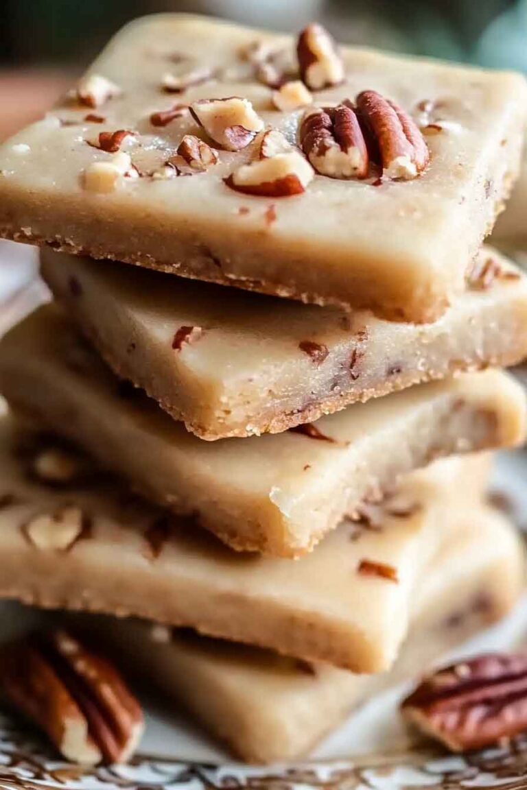 Pecan Maple Shortbread Cookies