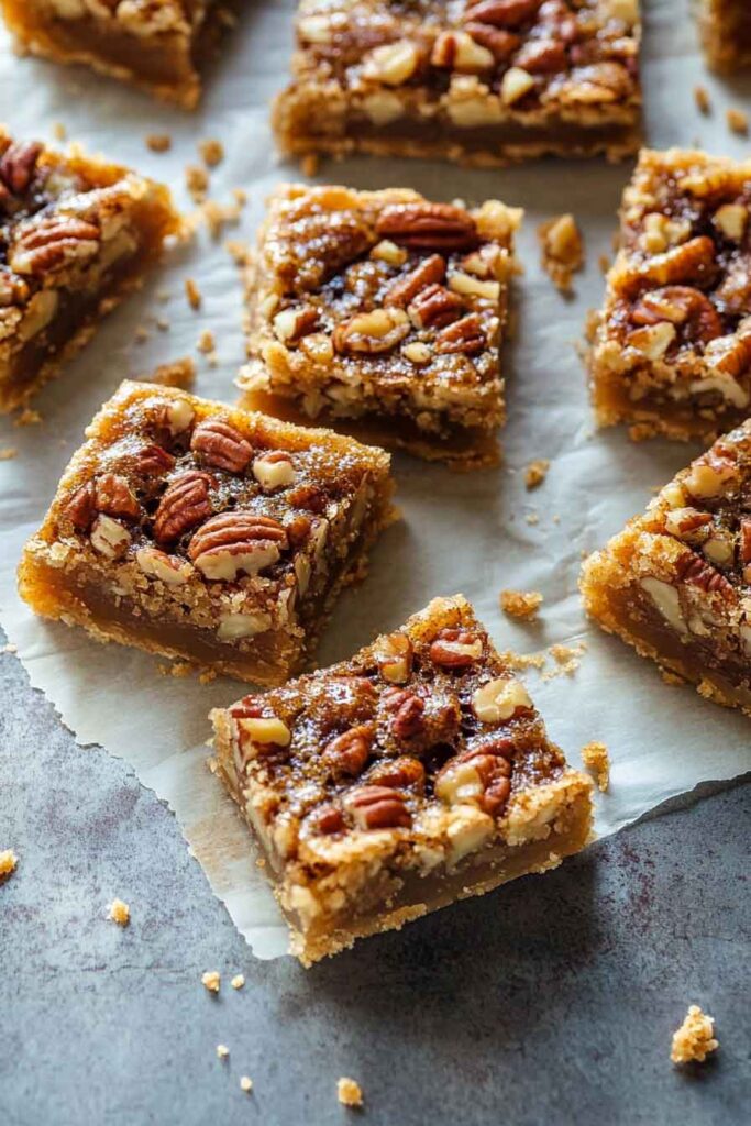How to Serve Pecan Pie Bars