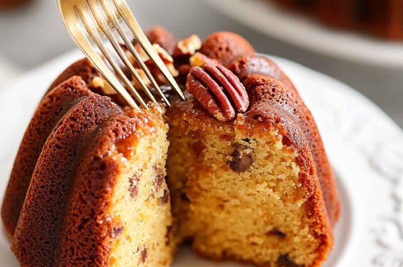 Pecan Rum Cake Recipe