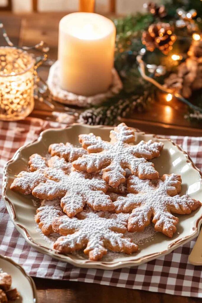 Pecan Snowflake Cookies Recipe