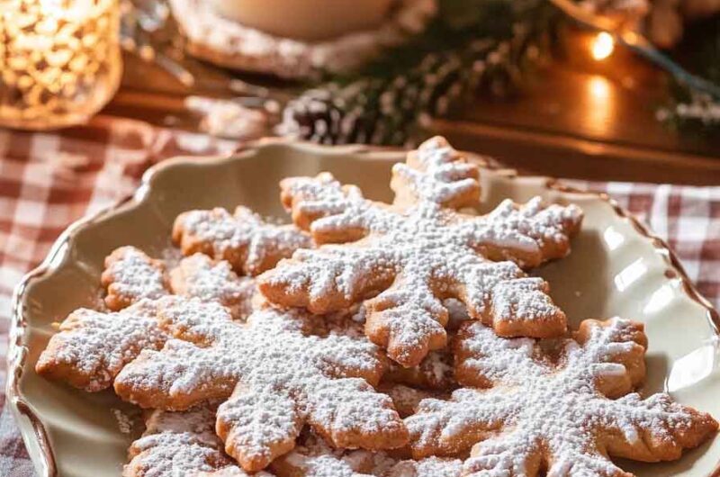 Pecan Snowflake Cookies Recipe