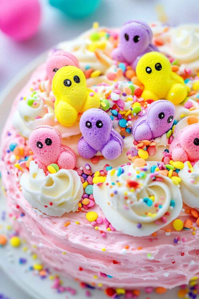 How to Serve Peep Tastic Celebration Cake