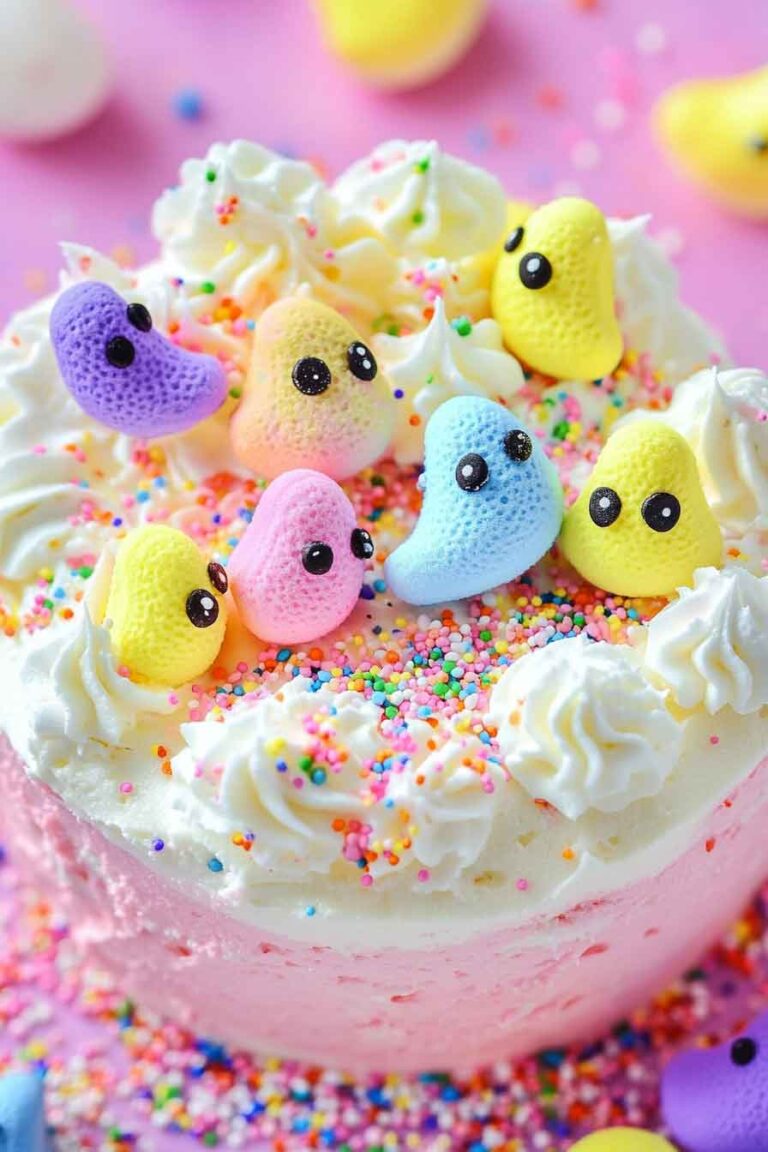 Peep Tastic Celebration Cake