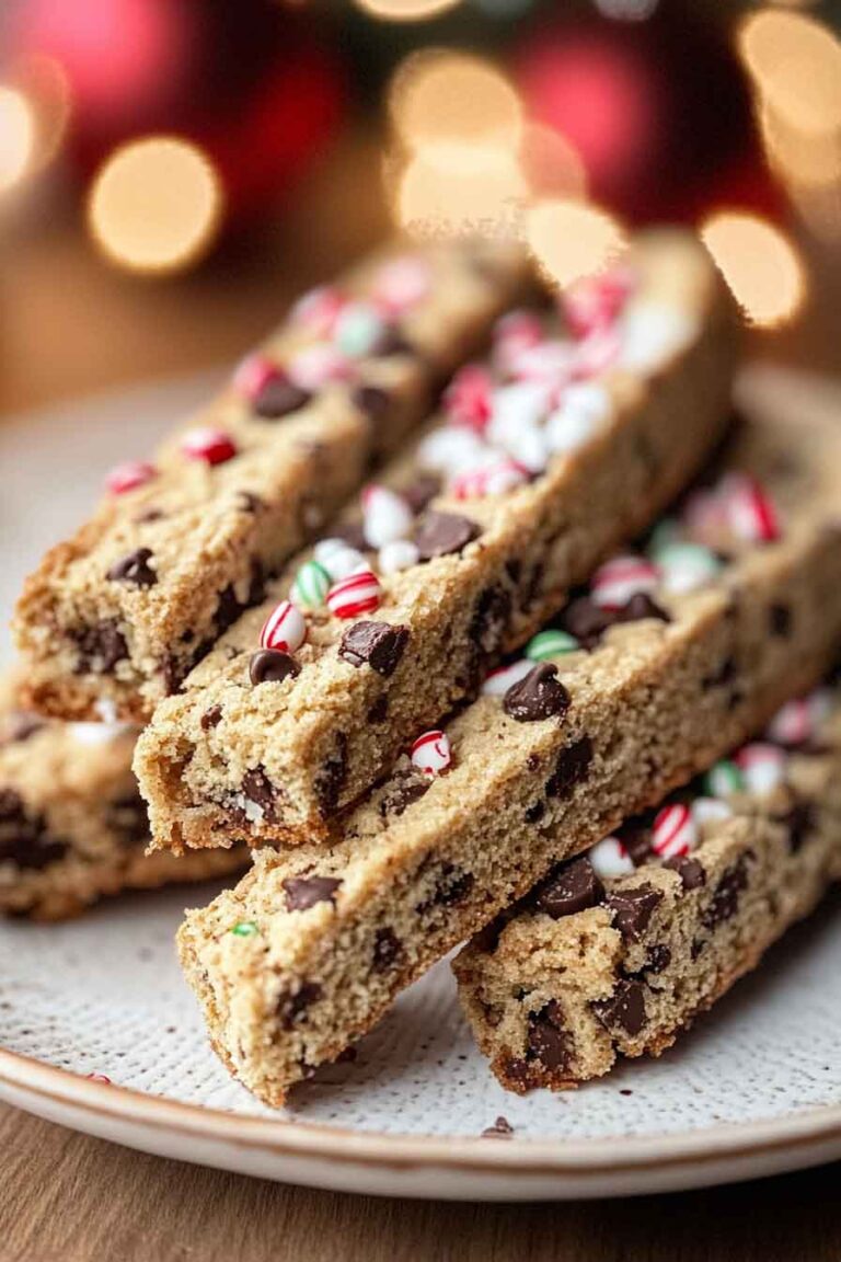Peppermint Chip Biscotti