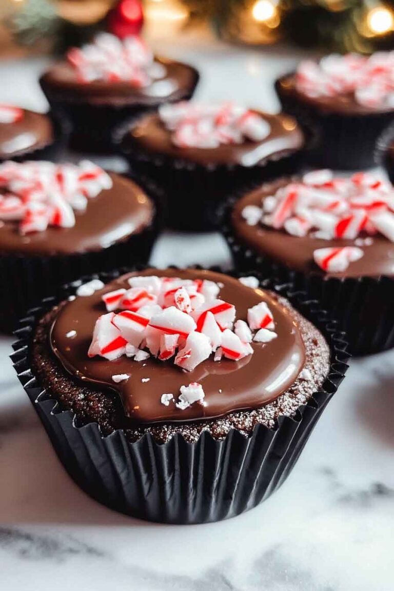 Peppermint Chocolate Cookie Cups