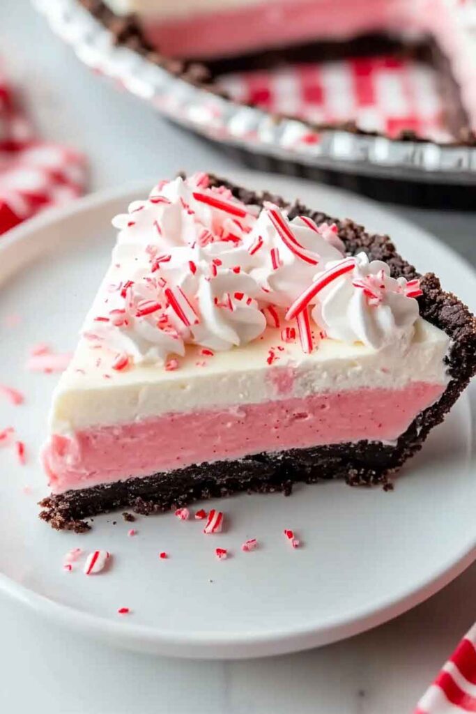 How to Serve Peppermint Delight Pie