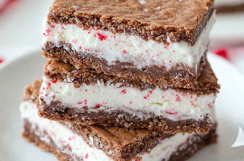 Peppermint Ice Cream Sandwiches