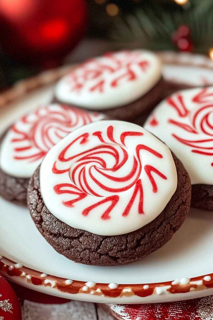 How to Serve Peppermint Mocha Cookies