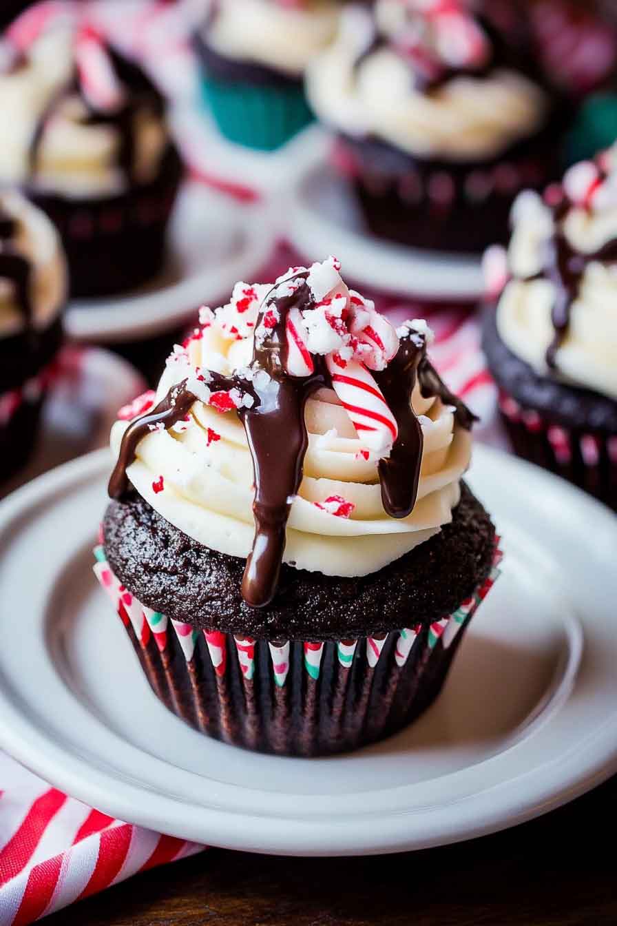 Peppermint Mocha Cupcakes