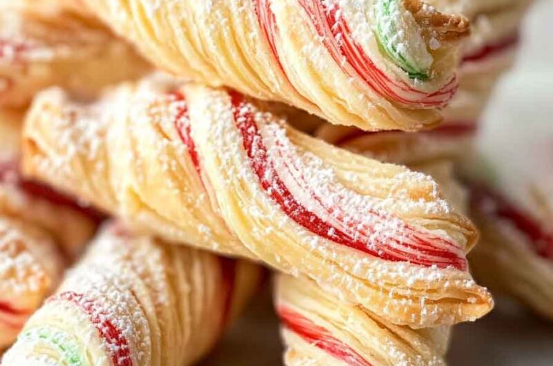Peppermint Pastry Twists