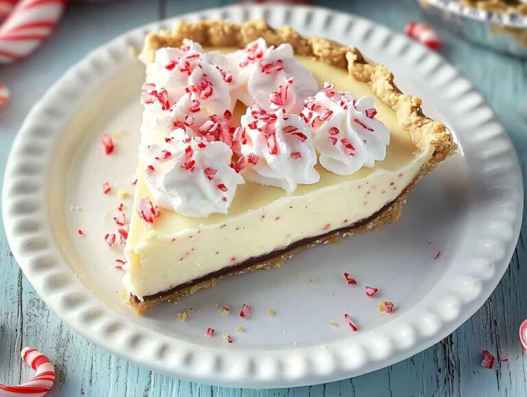 Peppermint White Chocolate Pie