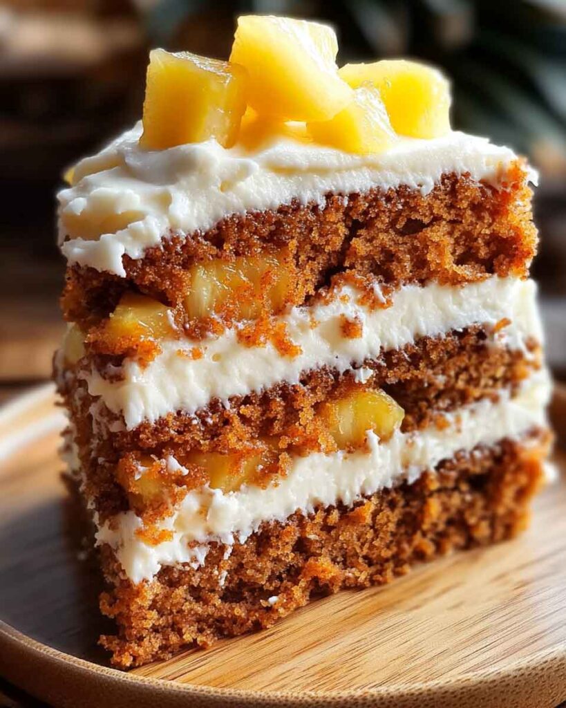 How to Serve Pineapple Carrot Cake Delight