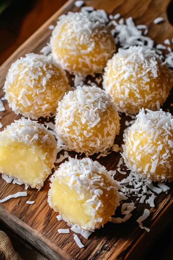 How to Serve Pineapple Coconut Balls