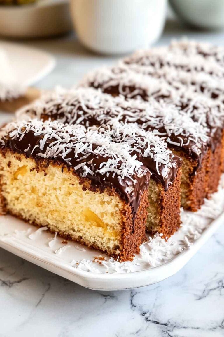 Pineapple Lamington Loaf
